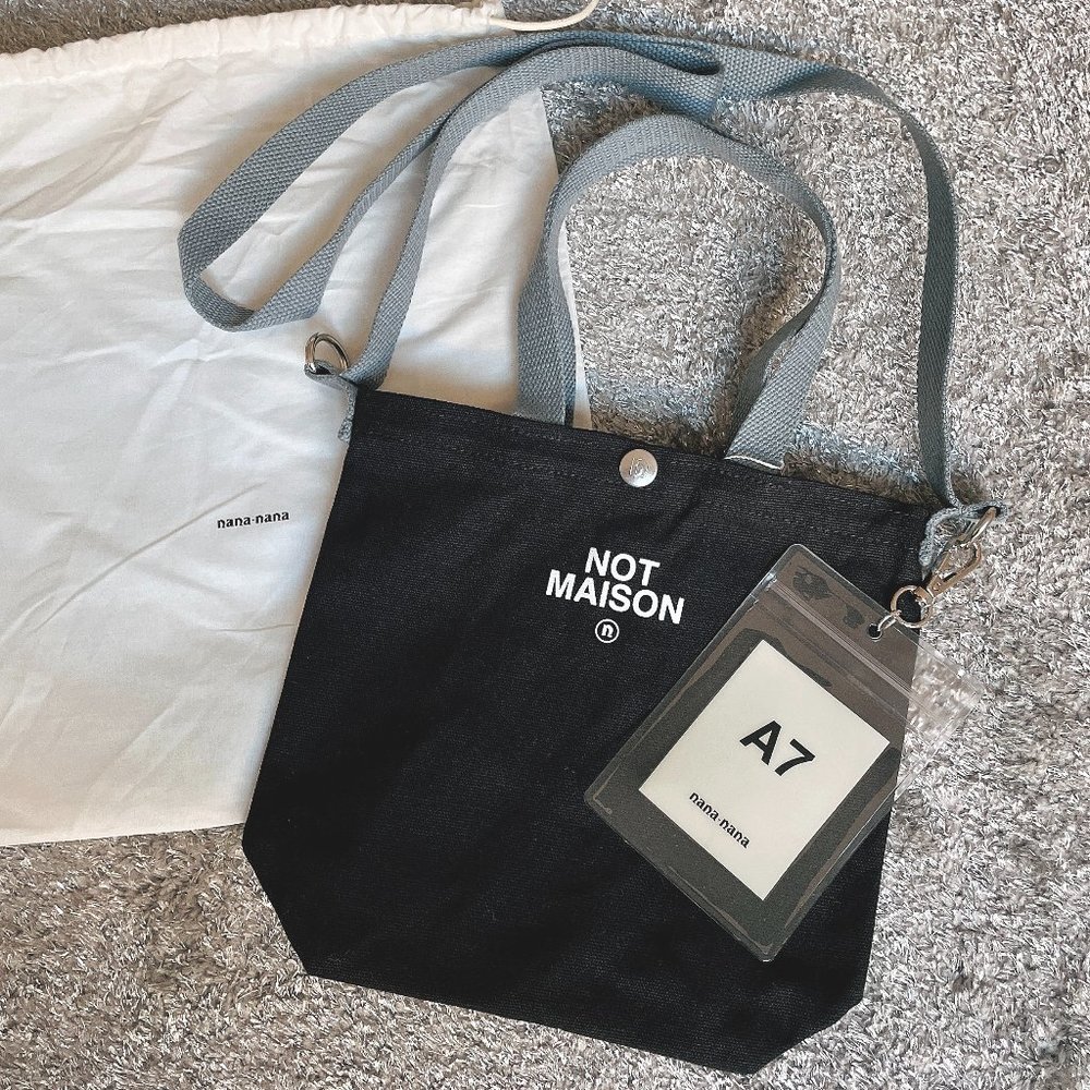 [NWT]nana nana Not Maison Canvas Tote Bag-S